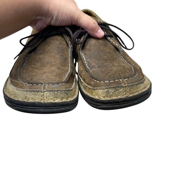 Merrell Oracle Brown Leather Hiking Shoes Peat Moss J43819 Mens Size 11 Casual main image 4